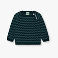 FUB - Zigzag Bluse - teal/emerald - Tiny Nation