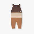 Hust & Claire Meise overalls i Coffee set forfra.