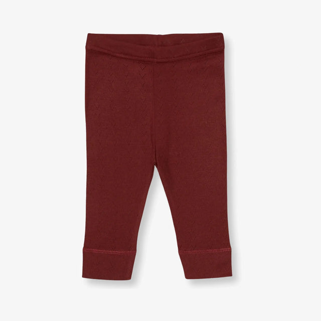 Popirol Polaia leggings i farven Sweet Maroon, set forfra.