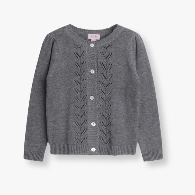 Noa Noa miniature - Belis cardigan - grey - Tiny Nation