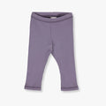 Müsli by green cotton - Cozy rib leggings - lilac fog - Tiny Nation