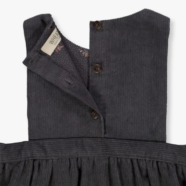 Wheat - Pinafore Solveig - Black Granite - Tiny Nation