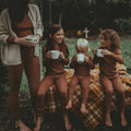 The simple folk - The Ribbed Legging - Cinnamon - Tiny Nation