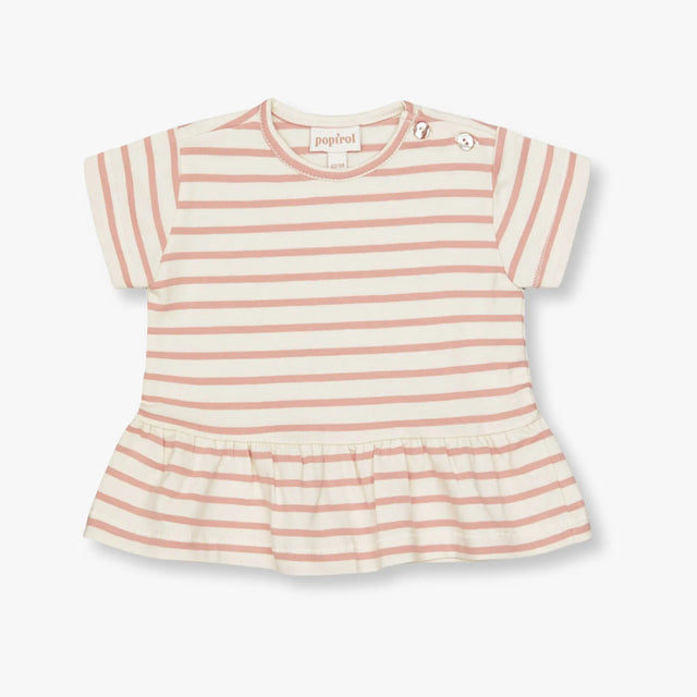 Popirol - Polilie T-shirt - Striped Vanilla - Tiny Nation