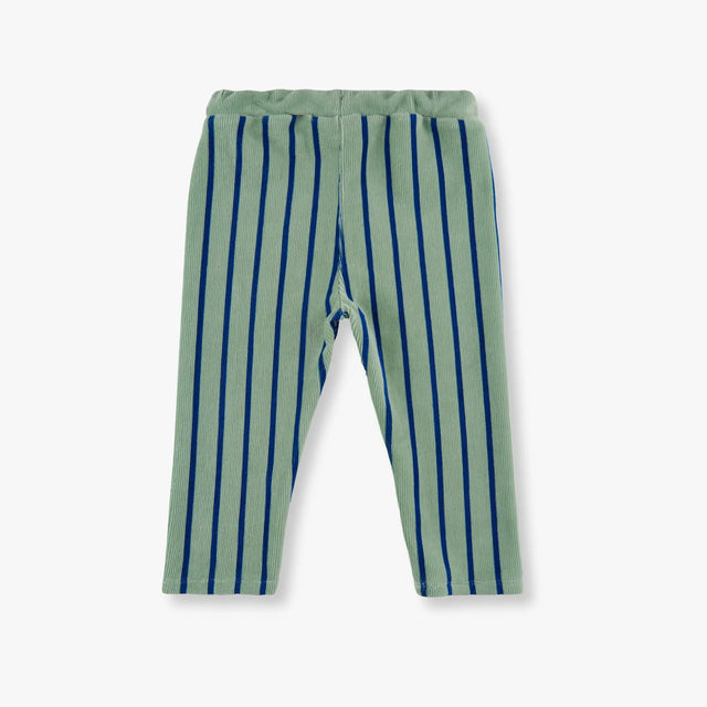 Soft Gallery - Jaime velvet stripe pants - Iceberg green - Tiny Nation
