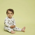Soft Gallery - Meo Bees And Peas Pants - Light grey melange - Tiny Nation