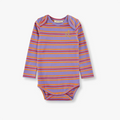 Soft Gallery Bob stribet body i Violet Tulip set forfra.